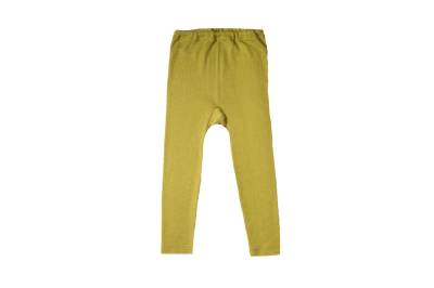 Cosilana Kinder-Leggings aus Wolle/Seide - 21 Grün 128 von Cosilana